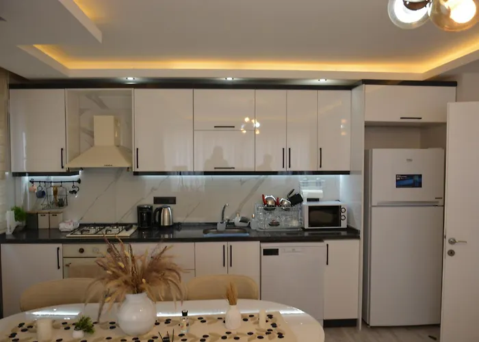 Fethiyede evinizdeki rahatlığın adresi 4 oda 1 salon 8 yatak 2 banyo ihtiyacınız olan tüm eşyalar vardır *
